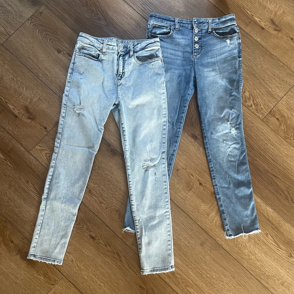 GAP Girls High Rise Ankle Jeggings (Set of 2) - Size 14